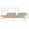 Palubky double rhombus smrk 28/146/4200 mm AB - Image 4