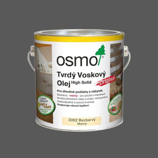 OSMO voskový olej bezbarvý matný 3062 2,5 l