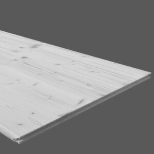 EASYBOARD Kartáčovaný bílý 19/625/2500 mm pero/drážka